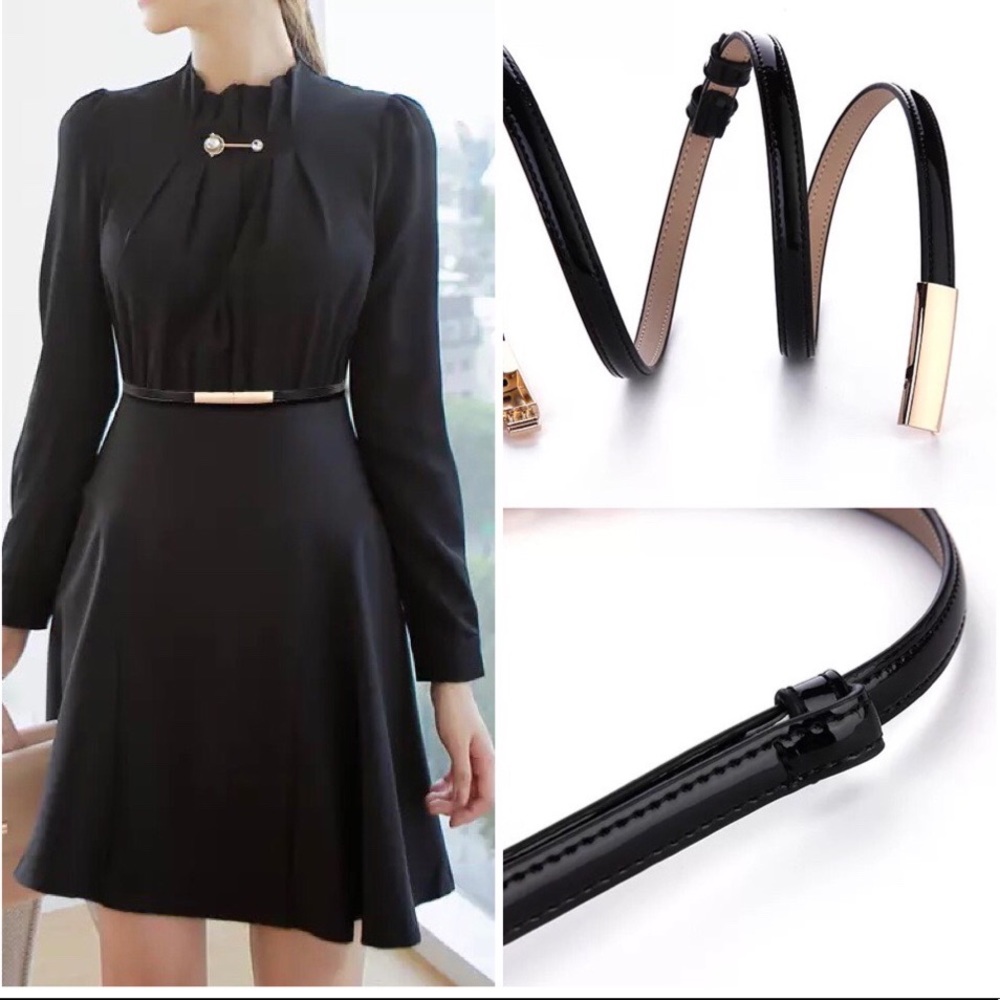 NEW Adjustable Strap Length Fashion Women's Versatile PU Leather Skinny Belt